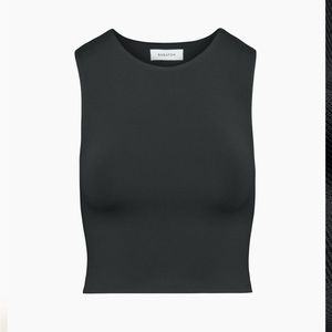 Babaton contour black crop muscle tank. Aritzia. Size S. Barely used, no tags.